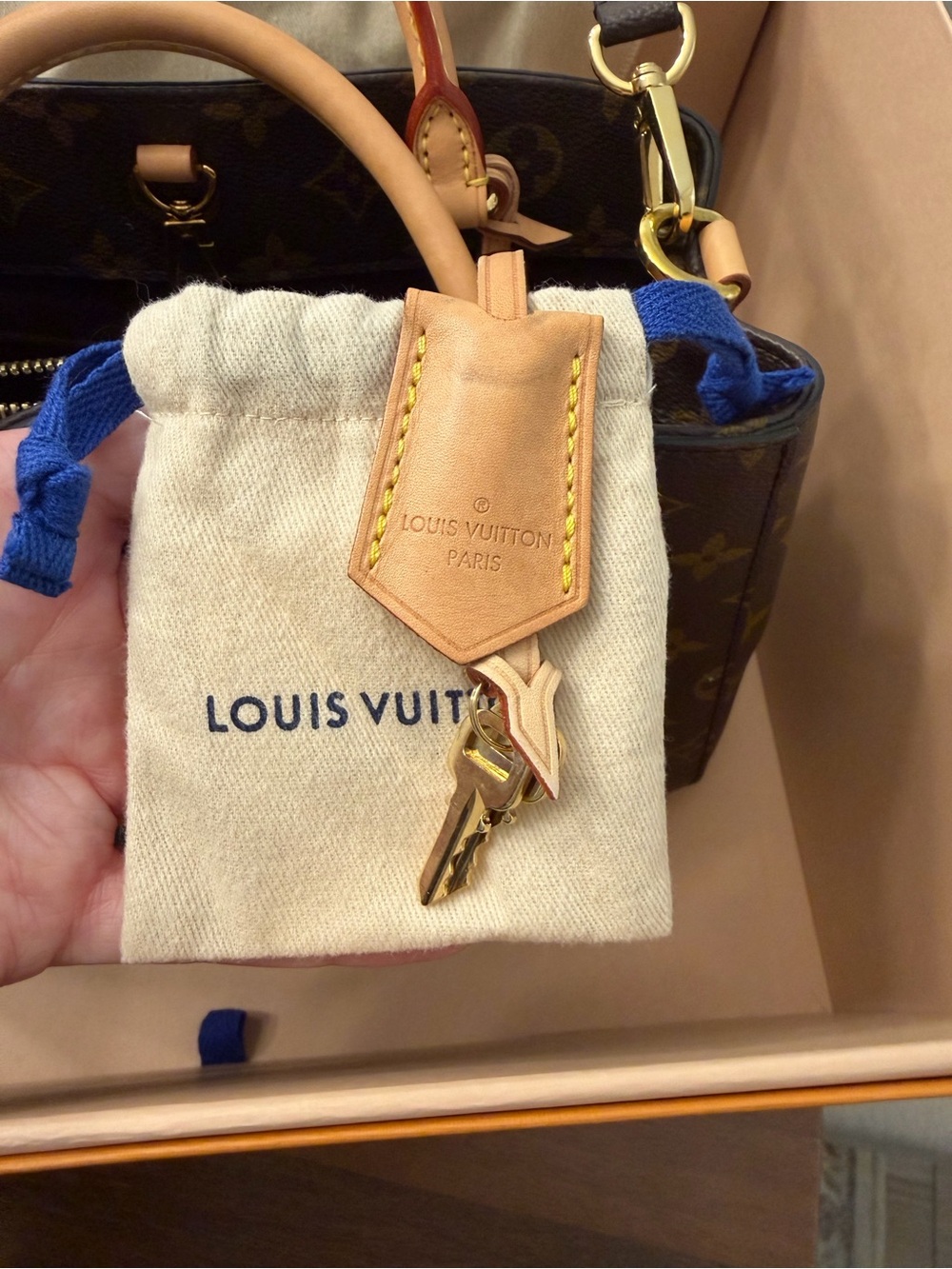 EUC Louis Vuitton Montaigne BB in Brown Monogram - Picture 12 of 15
